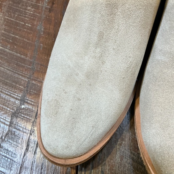 ABLE Women’s Gobal Gamboa Cutout Suede Boots Taupe Size 9 – Braided Back Zip - Picture 5 of 9